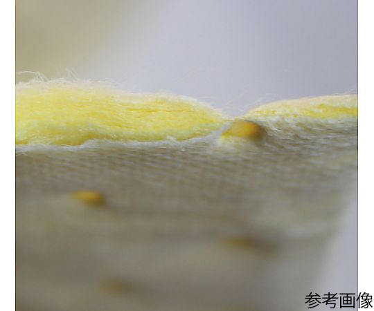液体用カラーロール 淡緑色 透明なテープが巻かれた淡緑色のカラーロールが立てられた状態