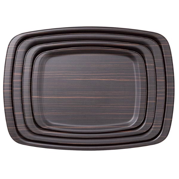 配膳備品 ノンスリップ アルボルトレー ブラック ABT-17BK トーダイ画像