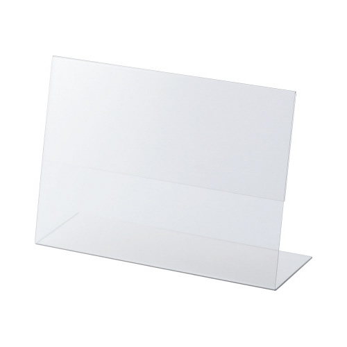 サインホルダー片面用Ｌ型　Ａ６ヨコ　１０個入画像