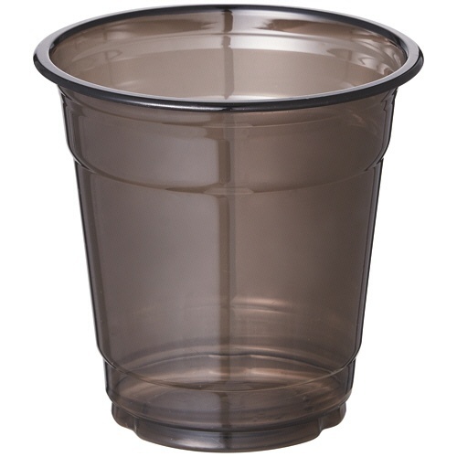 HEIKO 透明カップ A-PET 約360mL(12オンス) 口径92mm 黒 1パック(50枚)画像