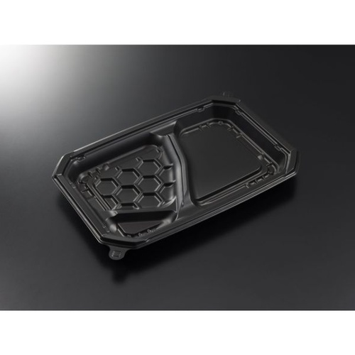 中央化学 弁当容器 CT ロックス 25-17N BK 本体画像