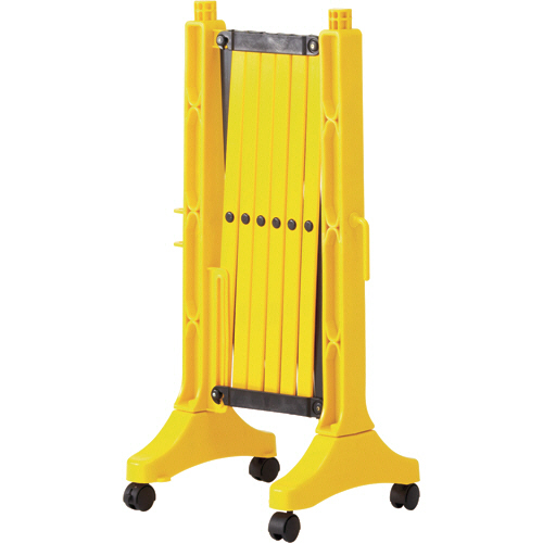 伸縮式ﾊﾞﾘｹｰﾄﾞ 連結可能ﾀｲﾌﾟ W515-3500×D400×H1025mm 黄/黒 1台