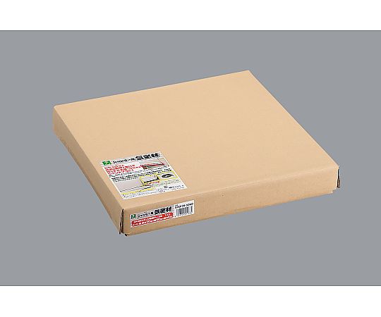 50x20mmx6m 気密スポンジ(シャッター用) 平らな面に置かれた白いスポンジ、端がカットされた状態。