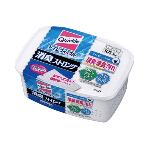 トイレクイックル消臭ストロング　本体　１０枚入画像