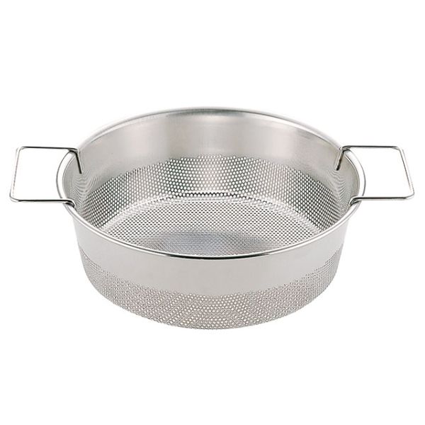 調理用品 UK 丸フライヤー・ハンドル付33cm【穴径1.5mm】 YUKIWA画像