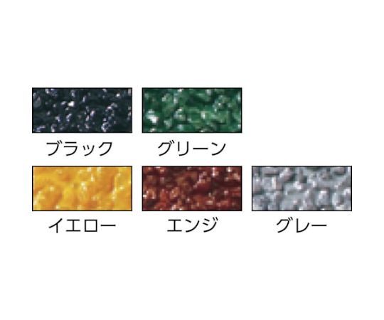 ノンスリップテープ　屋外用　40mmX40mm　ブラック　50枚入 テープがパッケージにまとめられ、横から見える状態