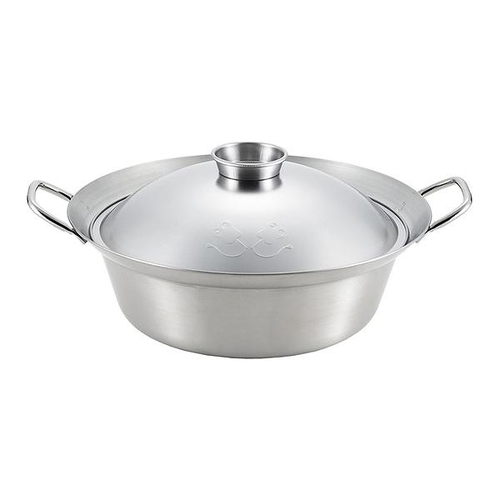 両手鍋 美味彩菜ちゃんこ鍋 28cm ステンレス製 IH対応