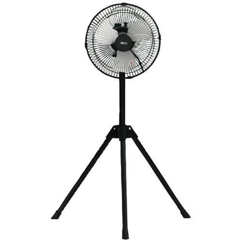 25cmｱﾙﾐ羽根三脚工場扇 ﾌﾞﾗｯｸ 1台