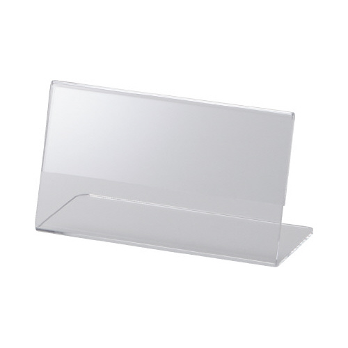 アクリルカード立てＬ型　１１０×６１ｍｍ　１０個入画像
