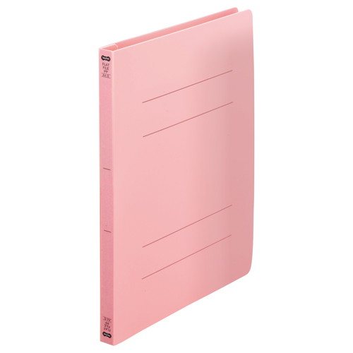 ﾌﾗｯﾄﾌｧｲﾙ(再生PP) A4ﾀﾃ 150枚収容 背幅18mm ﾋﾟﾝｸ 1ﾊﾟｯｸ(5冊)画像