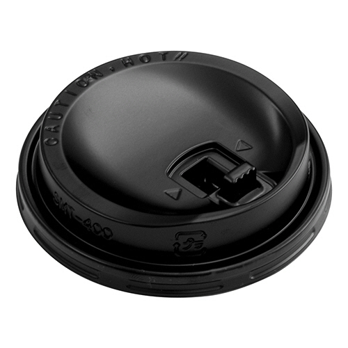 厚紙ｶｯﾌﾟ400ml用ﾌﾀ ﾘﾌﾄｱｯﾌﾟﾘｯﾄﾞ 黒 1ﾊﾟｯｸ(50個)画像