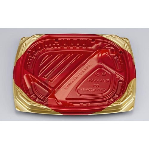 シーピー化成 弁当容器 CBFNビルト8-1 ソアRG 本体画像