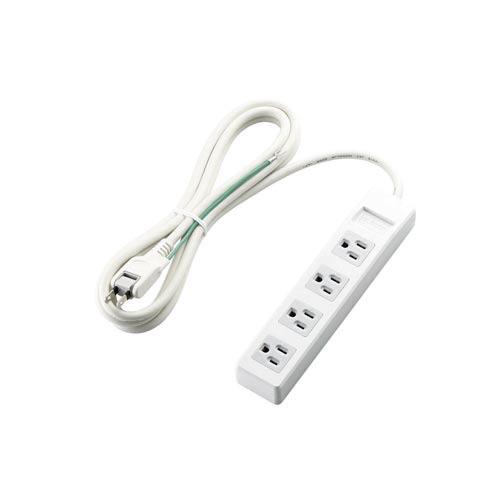 ３ｐｉｎタップ　マグネット付　４個口　２．５ｍ画像