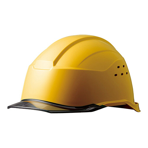 PC製ﾍﾙﾒｯﾄ(ｸﾘｱﾊﾞｲｻﾞｰ･通気孔･KP付) 侍II ｲｴﾛｰ/ｽﾓｰｸ 1個画像