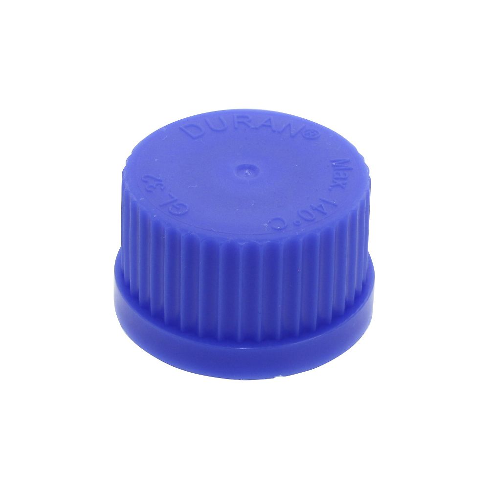 ねじ口瓶交換用キャップ（デュラン®）　青画像