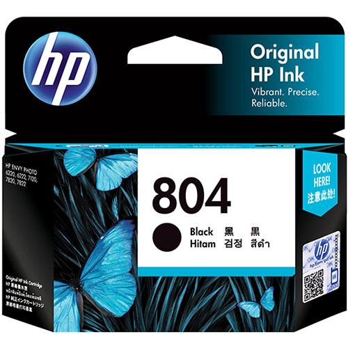HP804 ｲﾝｸｶｰﾄﾘｯｼﾞ 黒 T6N10AA 1個画像