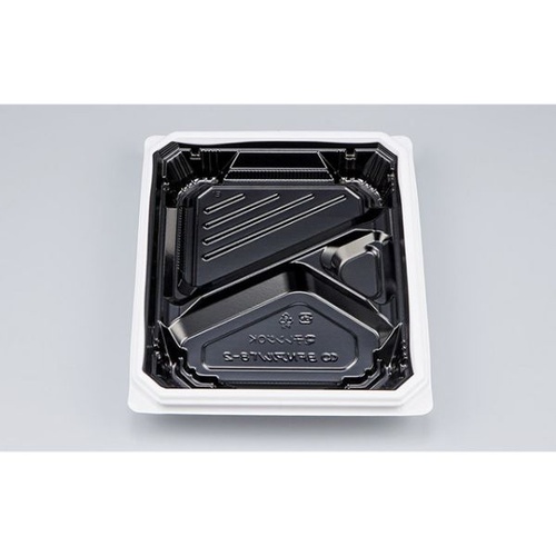 シーピー化成 弁当容器 BFNアルバ8-2 BW 本体 発泡画像