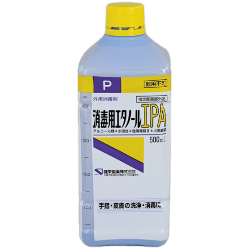 消毒用ｴﾀﾉｰﾙIPA 付替用 500mL 1本画像