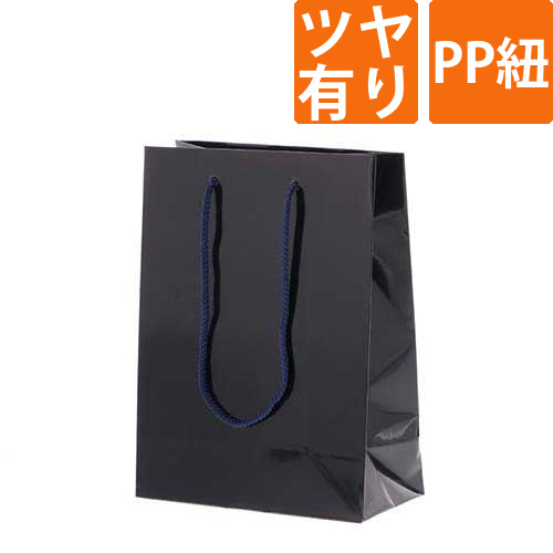 手提げ紙袋（ネイビー ツヤあり・PP紐・幅170×マチ85×高さ230mm）画像