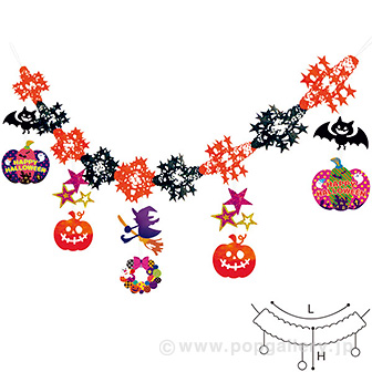 ナイトハロウィンガーランド画像