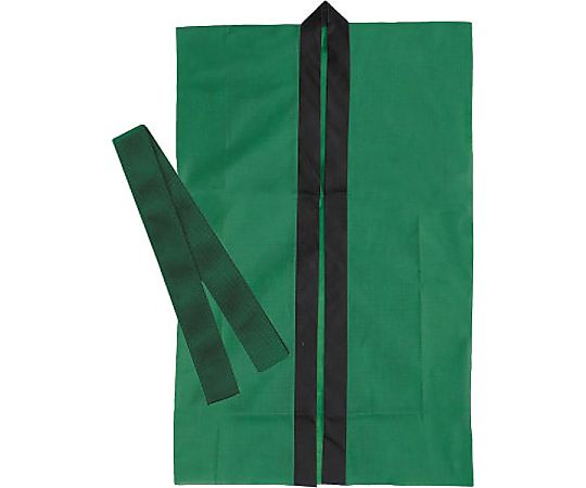 ロングハッピ不織布 緑 S(ハチマキ付)画像