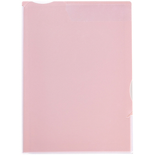 ｶﾗｰｾﾚｸｼｮﾝ ｽｰﾊﾟｰﾊｰﾄﾞﾎﾙﾀﾞｰ(ﾏﾁ付) A4ﾀﾃ ﾋﾟﾝｸ 1ｾｯﾄ(5枚)画像