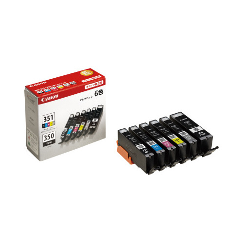 純正インク　ＢＣＩ－３５１＋３５０　６色パック画像