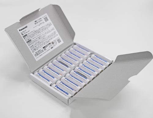 充電池　エネループ　単３　２０本入画像