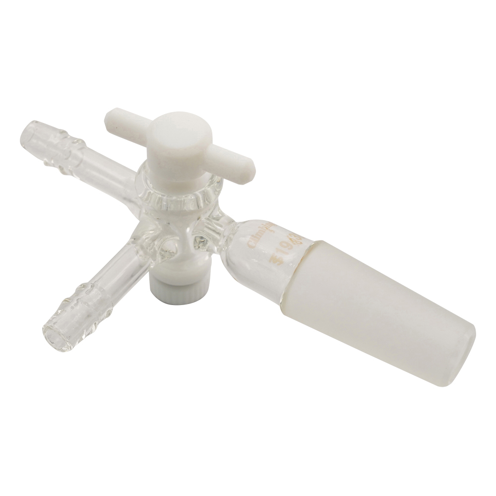 共通摺合付三方コックⅡ型　テフロンコック　TS19／38