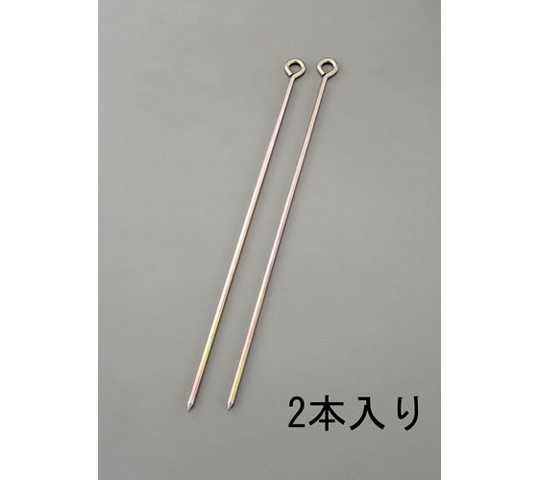 φ 9.0x600mm ロープ止め金具(丸型/2本)画像