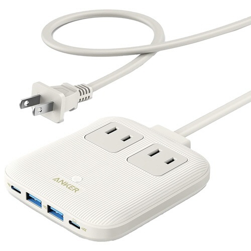 電源タップ　ANKER　Nano　Charging　Station(6-in-1　67W)　ホワイト　1個画像