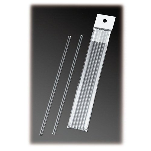 バー用品 シンビ M-53-1 アクリル丸型マドラー5本セット クリアー画像