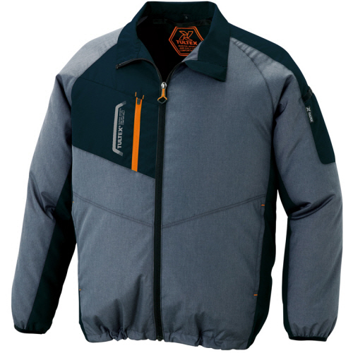 TULTEX(ﾀﾙﾃｯｸｽ) 長袖ｼﾞｬｹｯﾄ 空調服対応 240Tﾏｲｸﾛﾀﾌﾀ ﾓｸﾁｬｺｰﾙ SS 1着画像