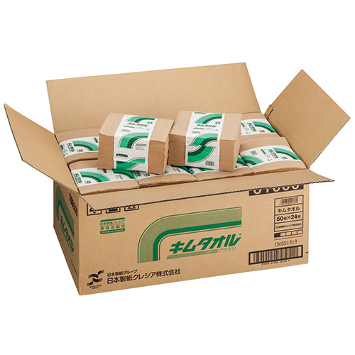 ｷﾑﾀｵﾙ 4つ折り 1ｾｯﾄ(1200枚:50枚×24束)