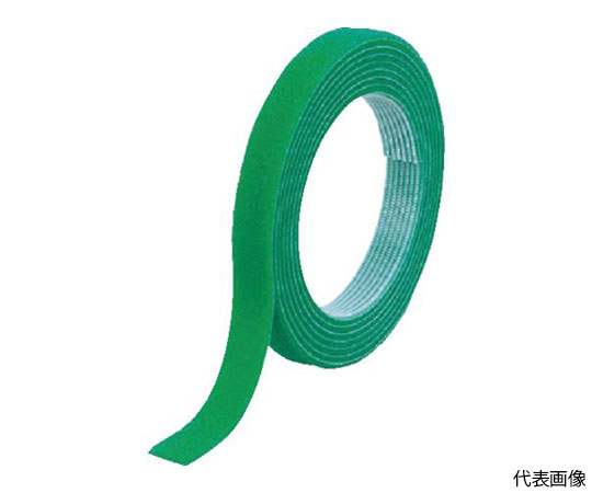 マジックバンド®結束テープ両面　幅10mmX長さ10m緑画像