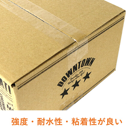 手で切れて作業性UP！軽量物・中量物の梱包にピッタリな透明OPPテープ