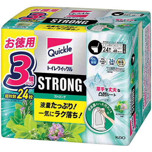 ﾄｲﾚｸｲｯｸﾙ STRONG ｴｸｽﾄﾗﾊｰﾌﾞの香り つめかえ用 1ﾊﾟｯｸ(24枚)画像