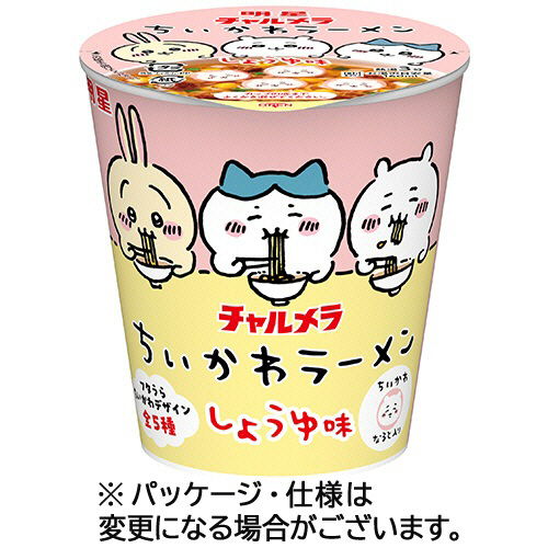 ﾁｬﾙﾒﾗ ちいかわﾗｰﾒﾝ しょうゆ味 35g 1ｹｰｽ(30食)