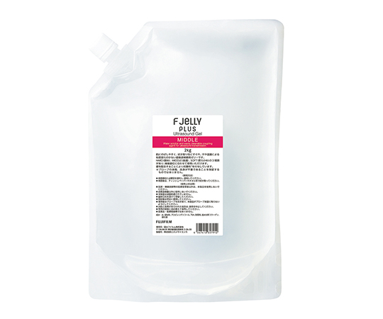 超音波ゼリー F JELLY PLUS MIDDLE 詰替 1箱（4個入）画像