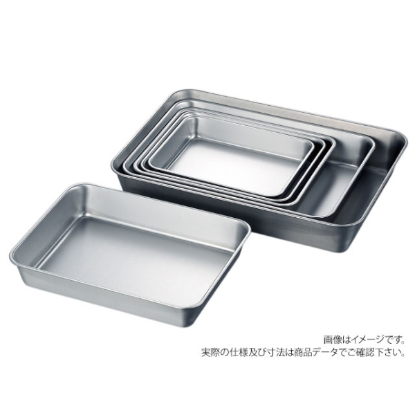 AG18-8 角バット ツヤ消 No.4仕上 21枚取 赤川器物製作所画像