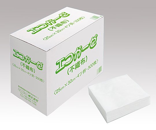 エコガーゼ 4つ折り 300枚入画像