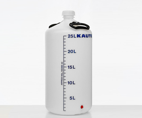 ハンドル付細口瓶（青目盛付）　25L画像