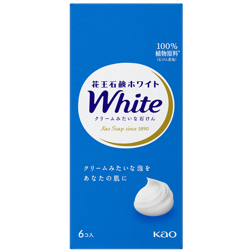 石鹸ﾎﾜｲﾄ 普通ｻｲｽﾞ 85g/個 1箱(6個)画像