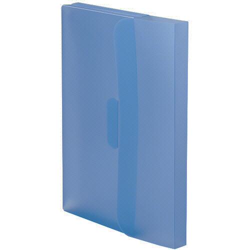 PP製ｹｰｽﾌｧｲﾙ A4 230枚収容 背幅23mm ﾌﾞﾙｰ 1ﾊﾟｯｸ(3冊)画像