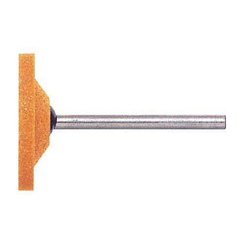 WA(赤)軸付砥石(軸径3mm) 平型 #60 1ﾊﾟｯｸ(10本)画像