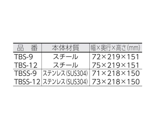 バッグシーラー 9mm 商品がテーブルの上に置かれ、明るい照明の下で正面から確認できる状態。
