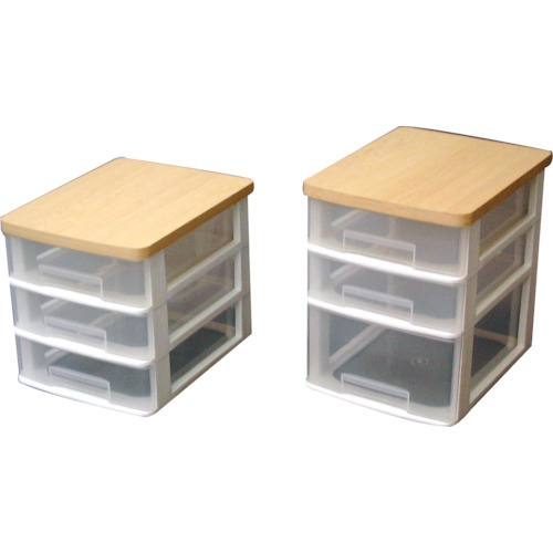 ＩＲＩＳ　２１８６８３　ウッドトップテーブルチェスト　ＥＴ－Ｗ４２１　ホワイト画像