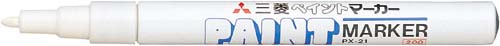 油性マーカー　ペイントマーカー　細字　白