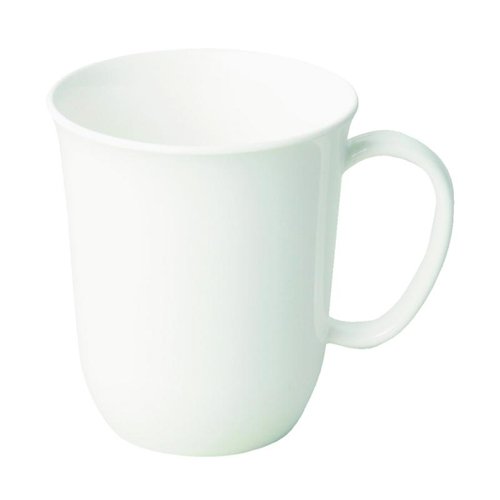 メラミン食器 あつかいやすいマグカップ(ホワイト) パール金属 [ケース販売]