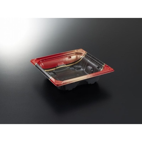 中央化学 どんぶり容器 CT 活膳 15-15 夕波R-BK 本体画像